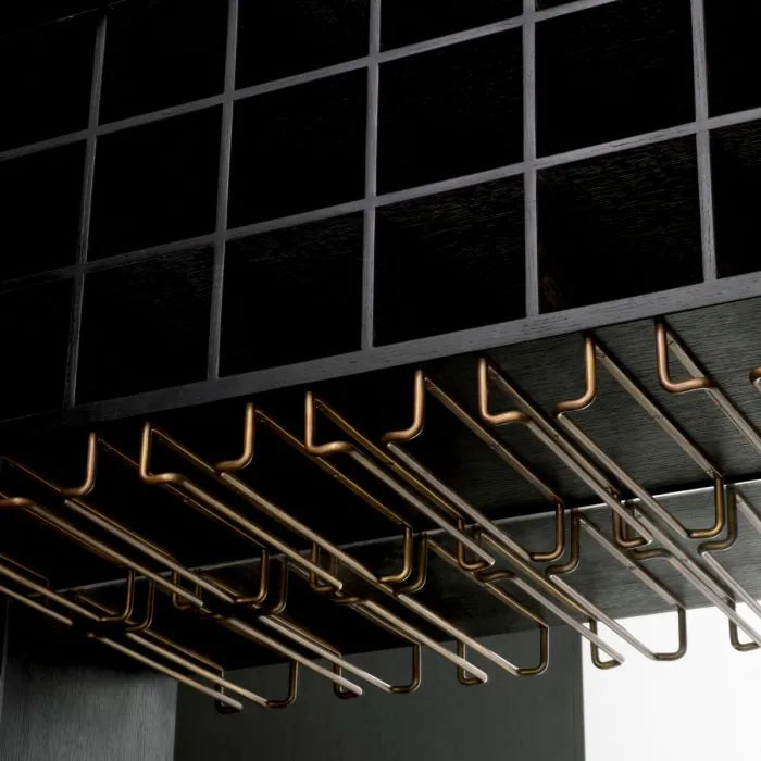 Bar Cabinet Kellam black finish