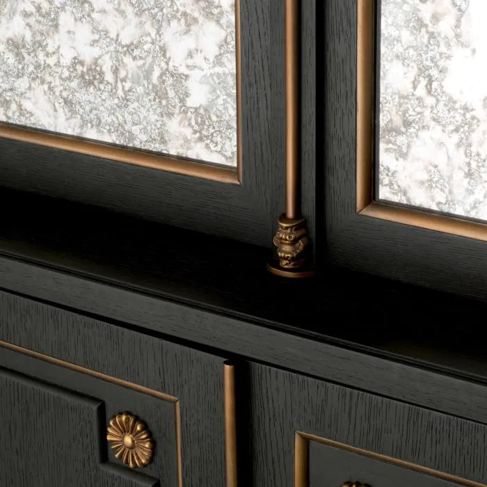 Bar Cabinet Kellam black finish