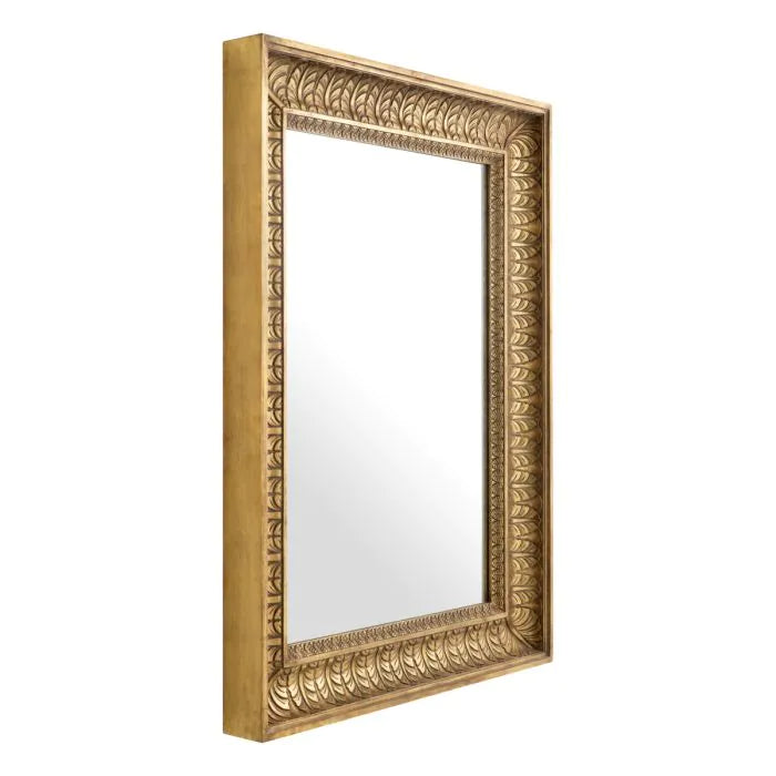 Mirror Sahure M antique gold finish