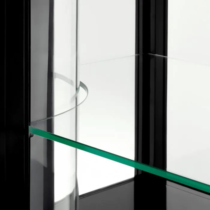 Console Table Gala waxed black finish
