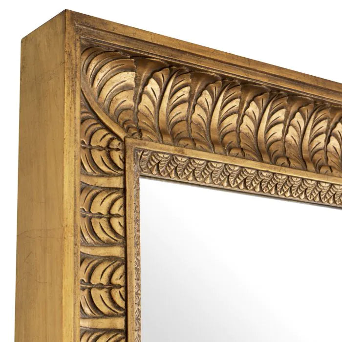 Mirror Sahure L antique gold finish
