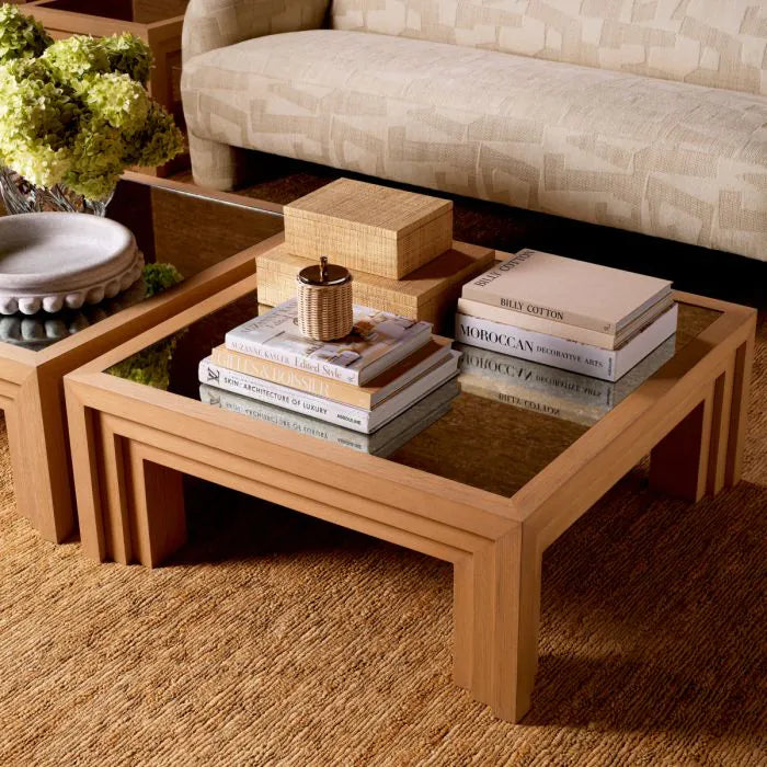 Coffee Table Metropolitan natural oak open grain veneer