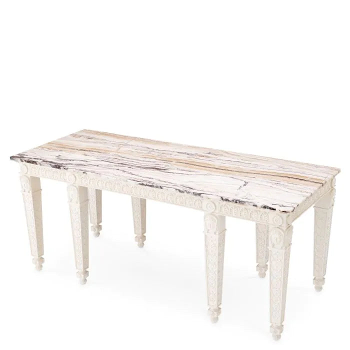 Console Table Croome Court antique white finish