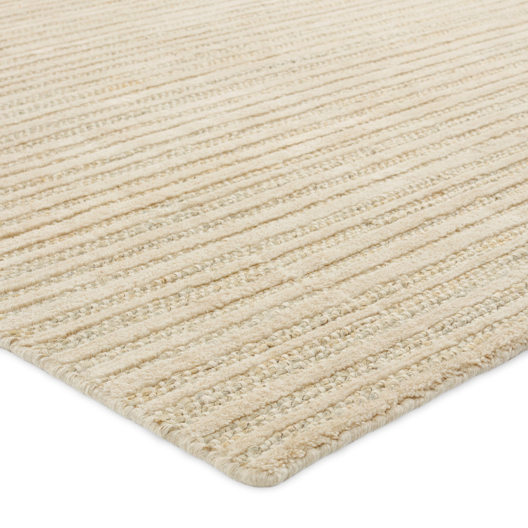 Jaipur Living Abdar Handmade Striped Ivory/ Beige Area Rug (5'X8')