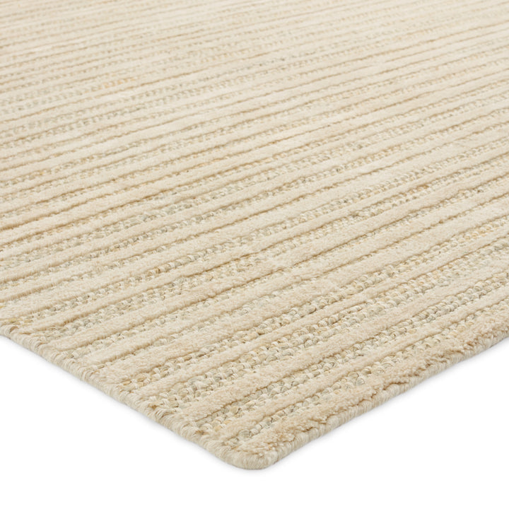 Jaipur Living Abdar Handmade Striped Ivory/ Beige Area Rug (5'X8')