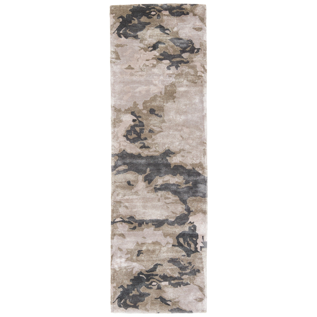 Jaipur Living Glacier Handmade Abstract Gray/ Silver Area Rug (2'X3')