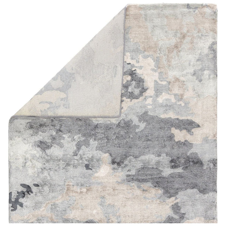 Jaipur Living Glacier Handmade Abstract Gray/ Dark Blue Runner Rug (2'6"X10')