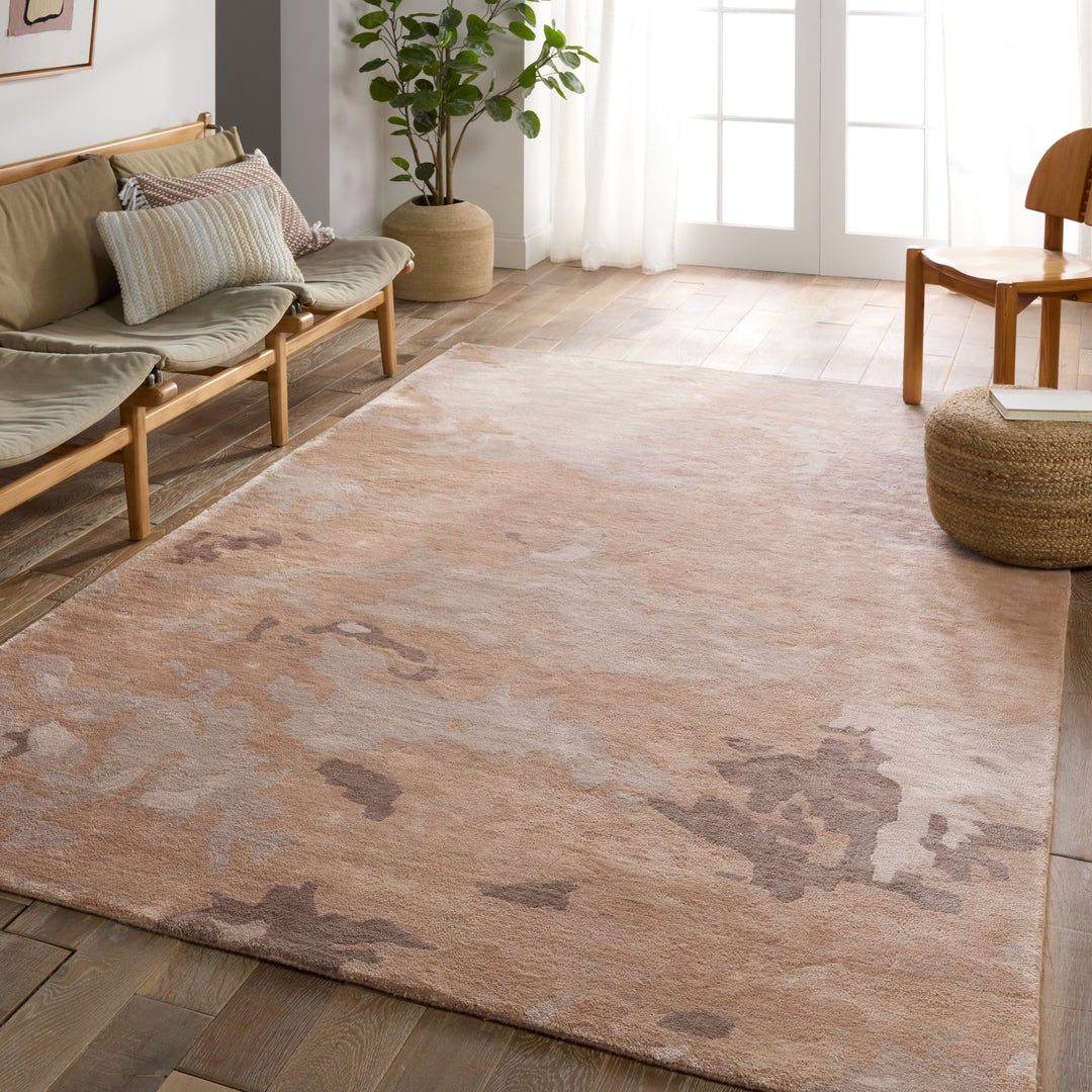 Jaipur Living Glacier Handmade Abstract Peach/Blush Area Rug (10'X14')