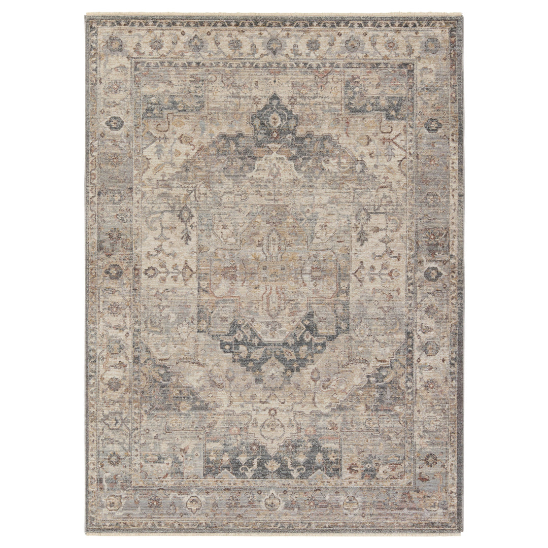 Vibe by Jaipur Living Starling Medallion Tan/ Slate Area Rug (8'X10'4")