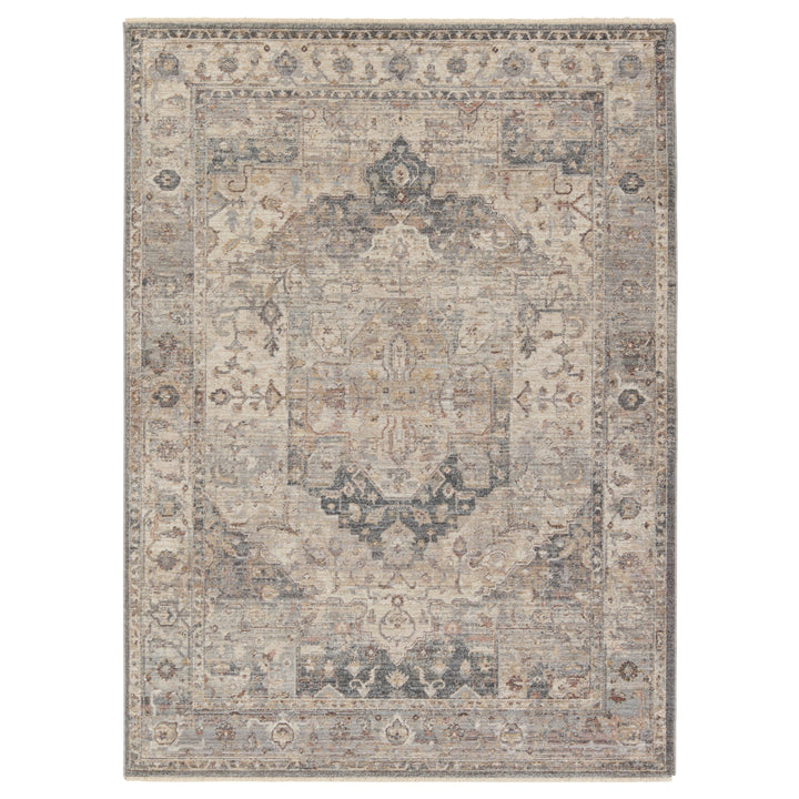 Vibe by Jaipur Living Starling Medallion Tan/ Slate Area Rug (8'X10'4")