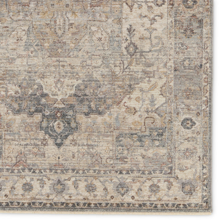 Vibe by Jaipur Living Starling Medallion Tan/ Slate Area Rug (8'X10'4")