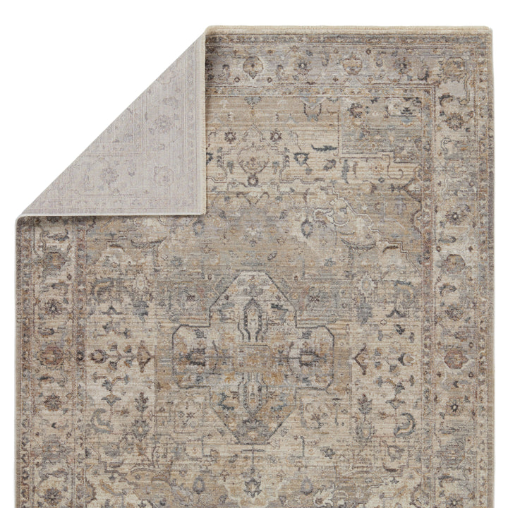 Vibe by Jaipur Living Starling Medallion Tan/ Cream Area Rug (5'3"X8'1")