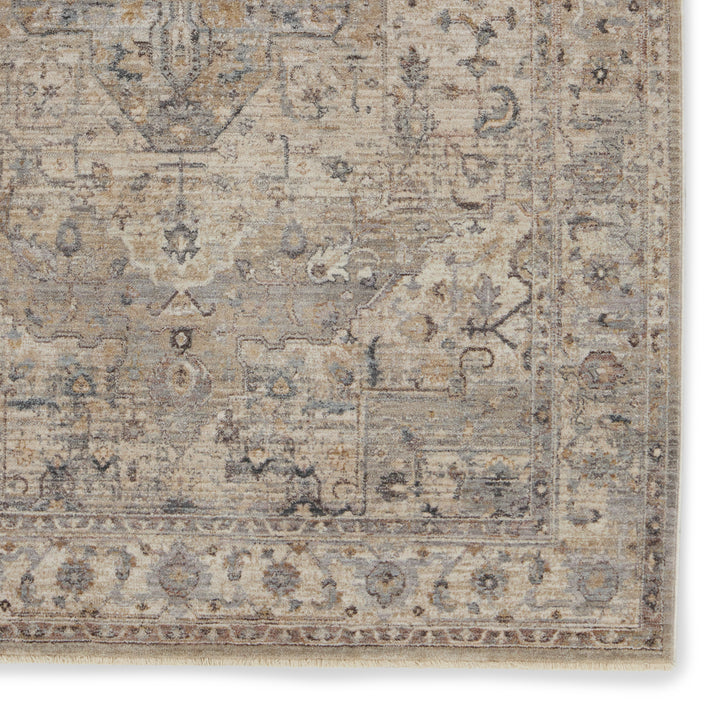 Vibe by Jaipur Living Starling Medallion Tan/ Cream Area Rug (5'3"X8'1")