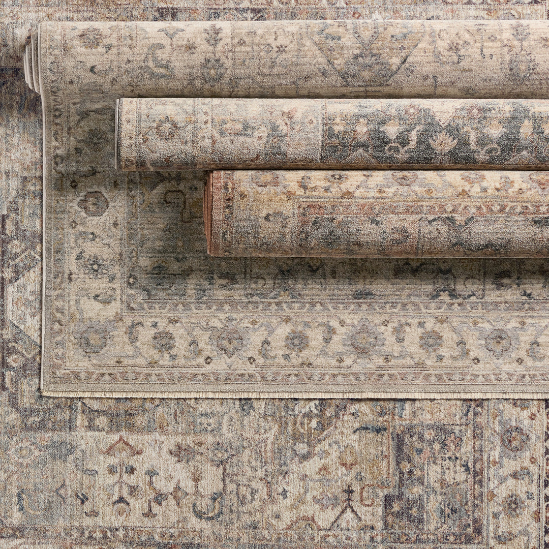 Vibe by Jaipur Living Starling Medallion Tan/ Cream Area Rug (5'3"X8'1")