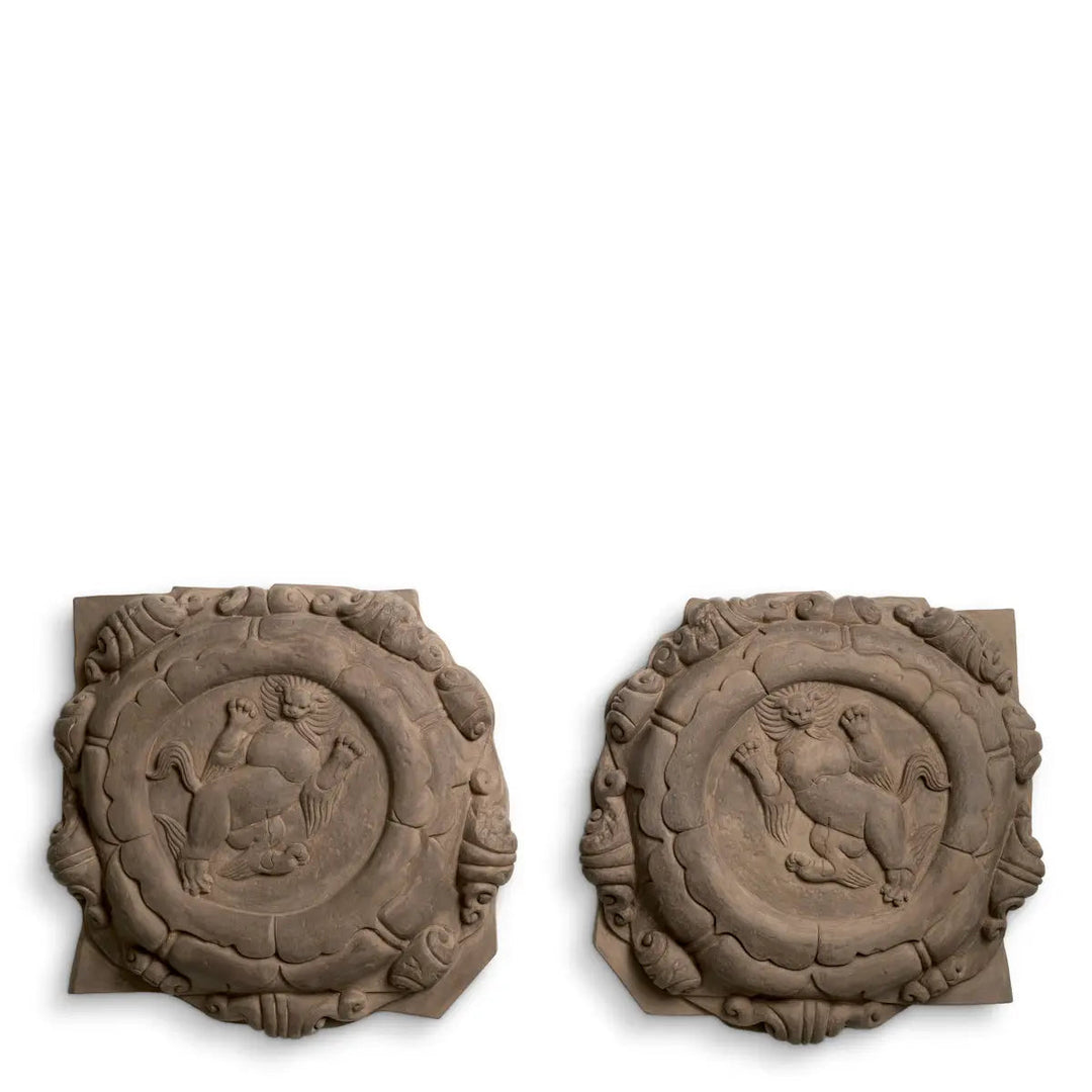 Wall Object Liao Sand Finish Set Of 2 - image 3