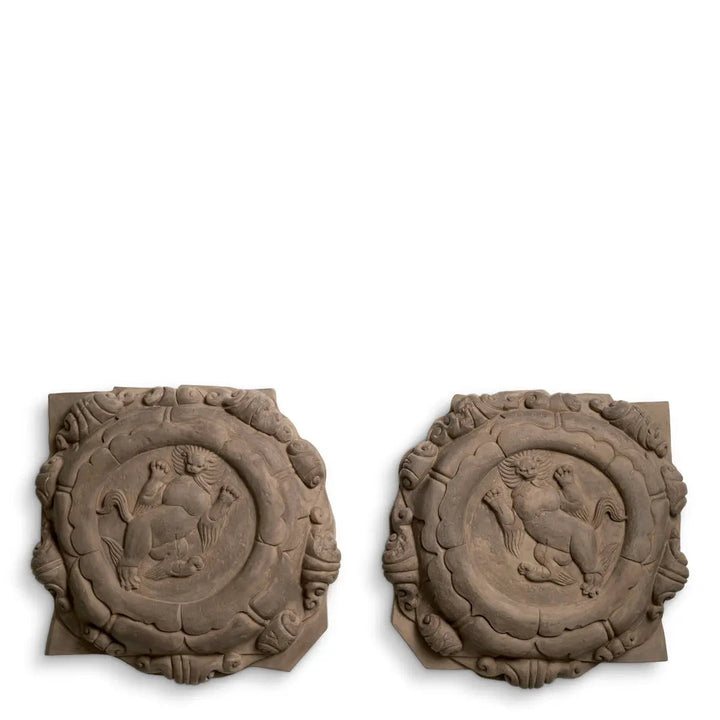 Wall Object Liao Sand Finish Set Of 2 - image 3