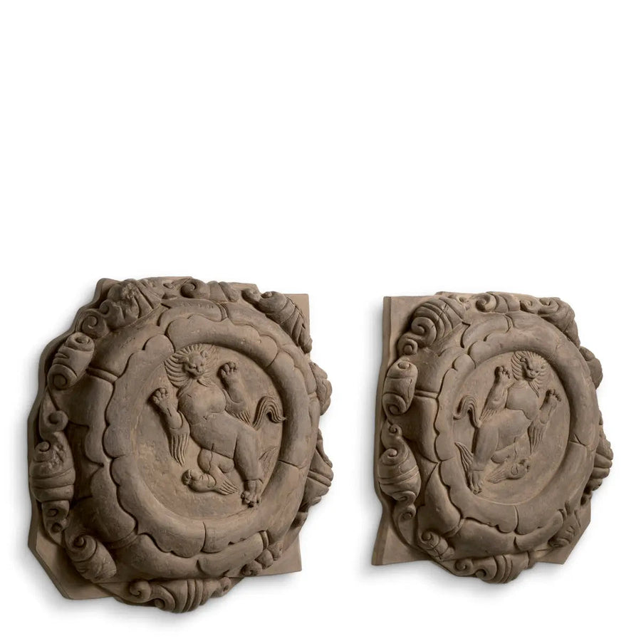 Wall Object Liao Sand Finish Set Of 2 - image 1