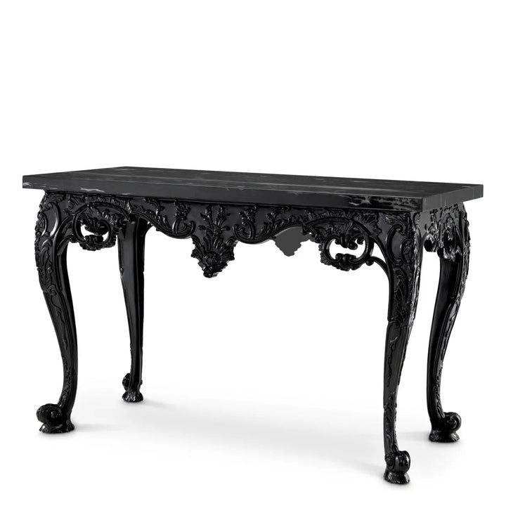 Console Table Cadwalader Black Finish - image 1