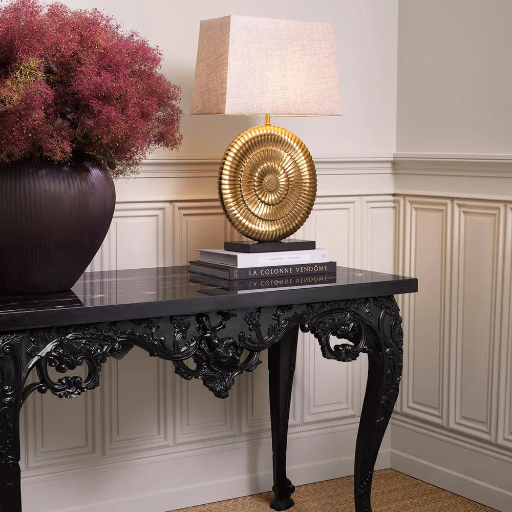 Console Table Cadwalader Black Finish - image 2