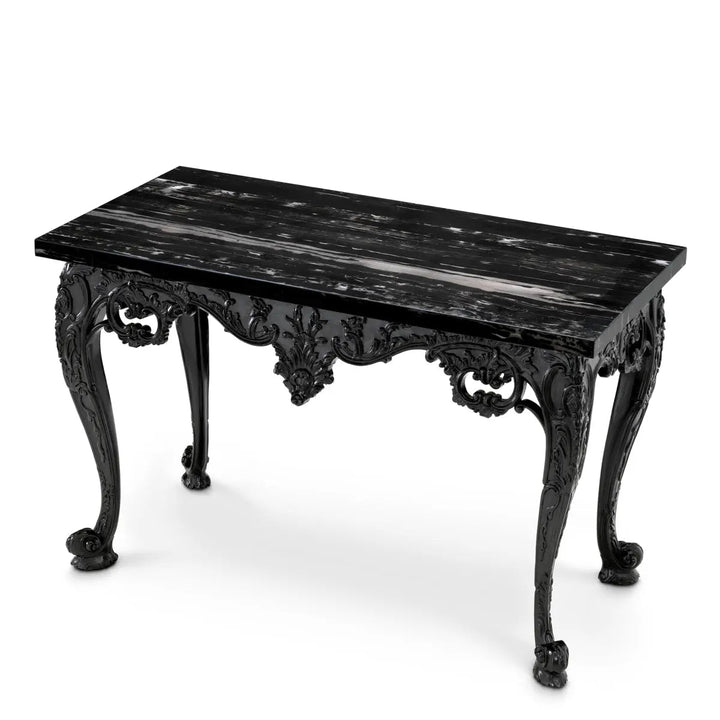 Console Table Cadwalader Black Finish - image 3