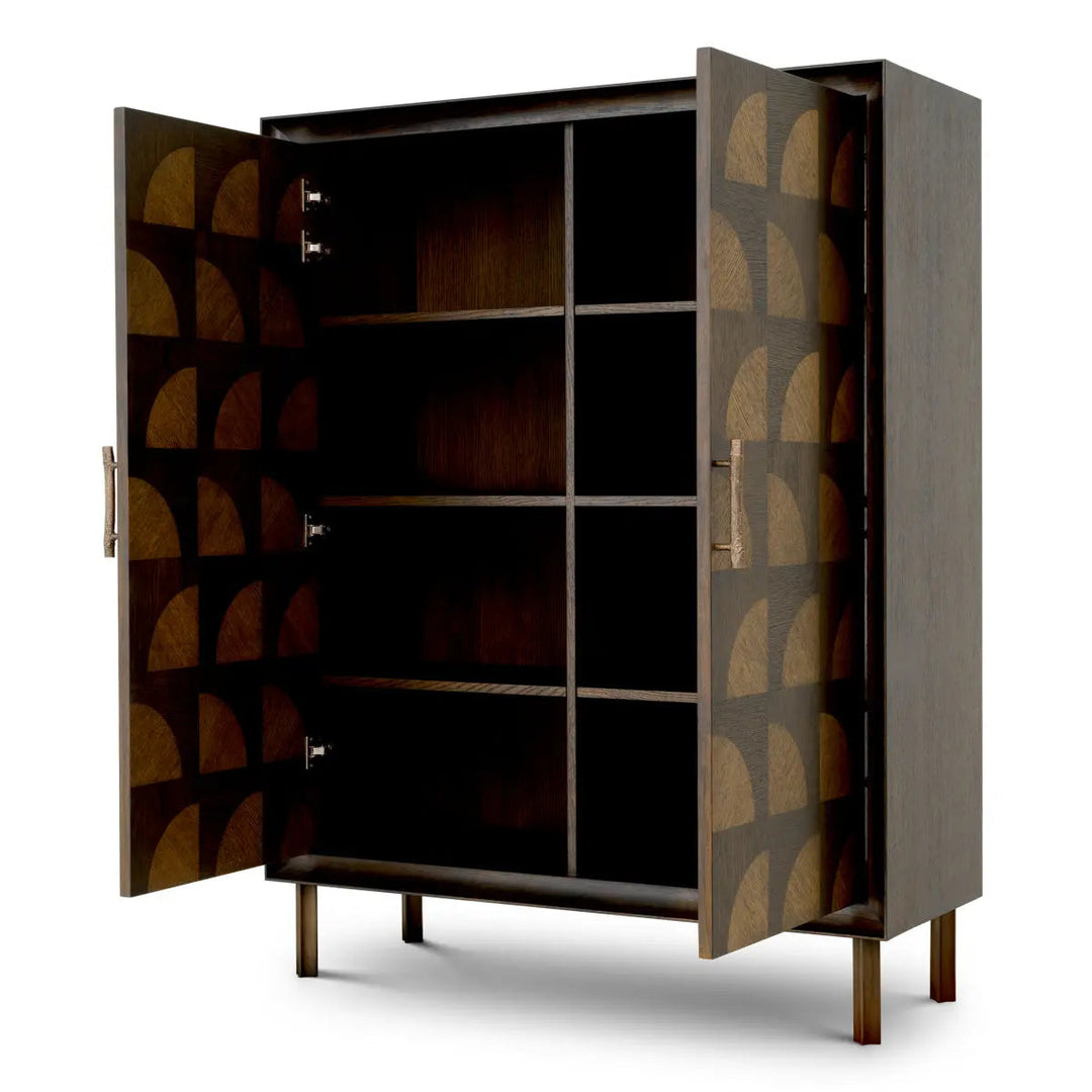 Cabinet Kumo Charcoal Brown Oak Veneer - image 3