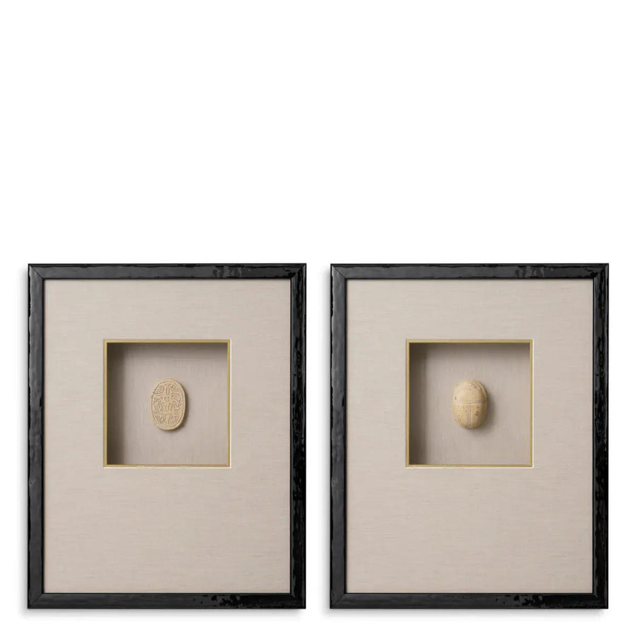 Wall Art Inlay Menes Set Of 2 - image 1
