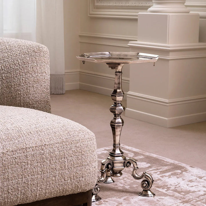 Side Table Verney Antique Silver Plated - image 2