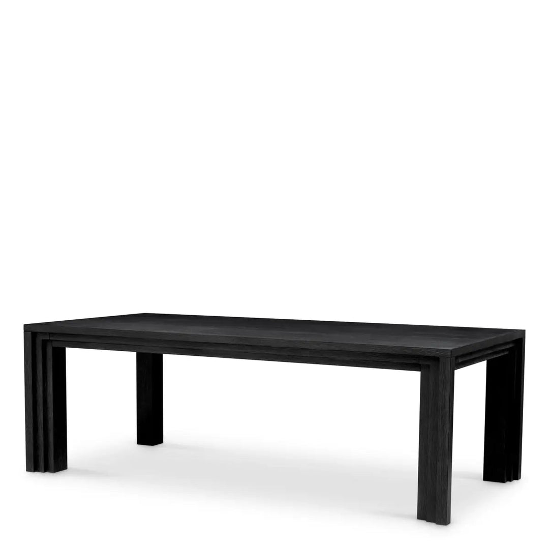 Dining Table Metropolitan Black Open Grain Veneer - image 1