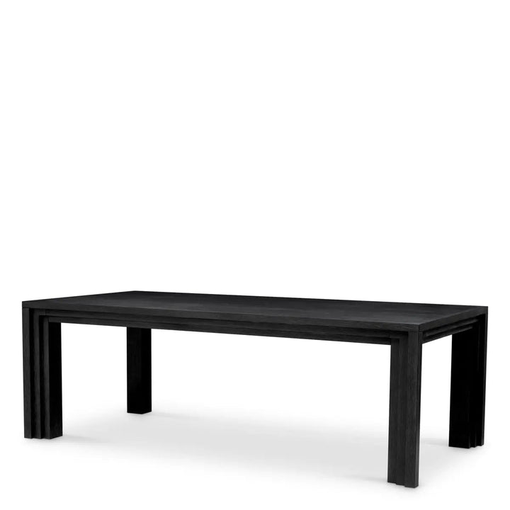 Dining Table Metropolitan Black Open Grain Veneer - image 1