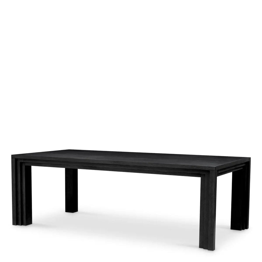 Dining Table Metropolitan Black Open Grain Veneer - image 1