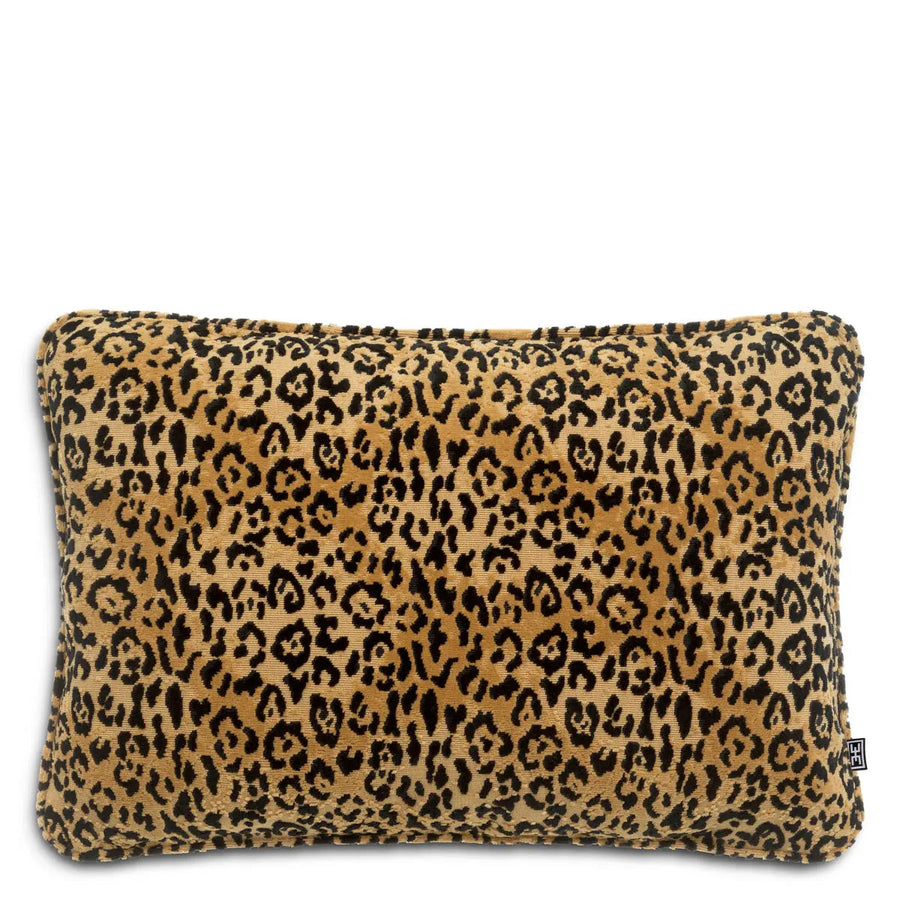 Cushion Diana Rectangular Bernard Leopard Camel - image 1