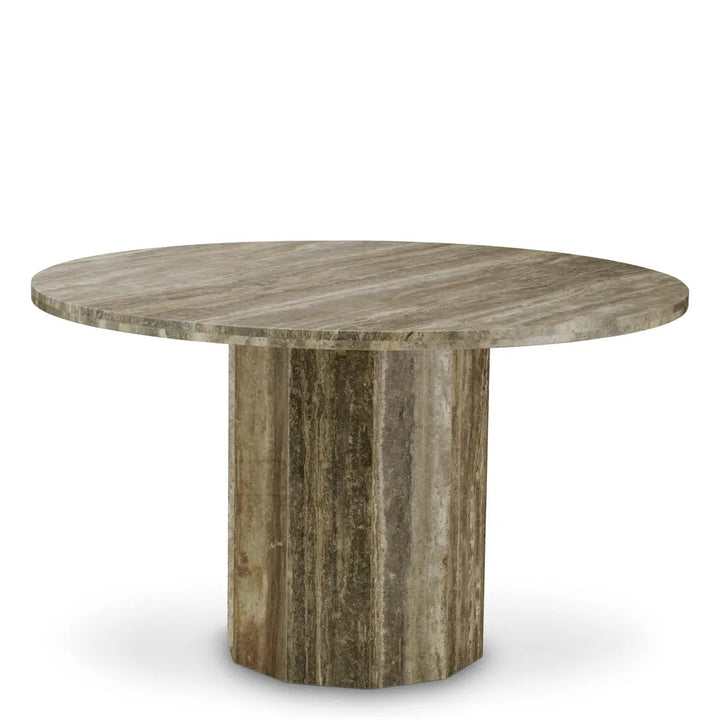 Dining Table Florence Silver Travertine - image 1