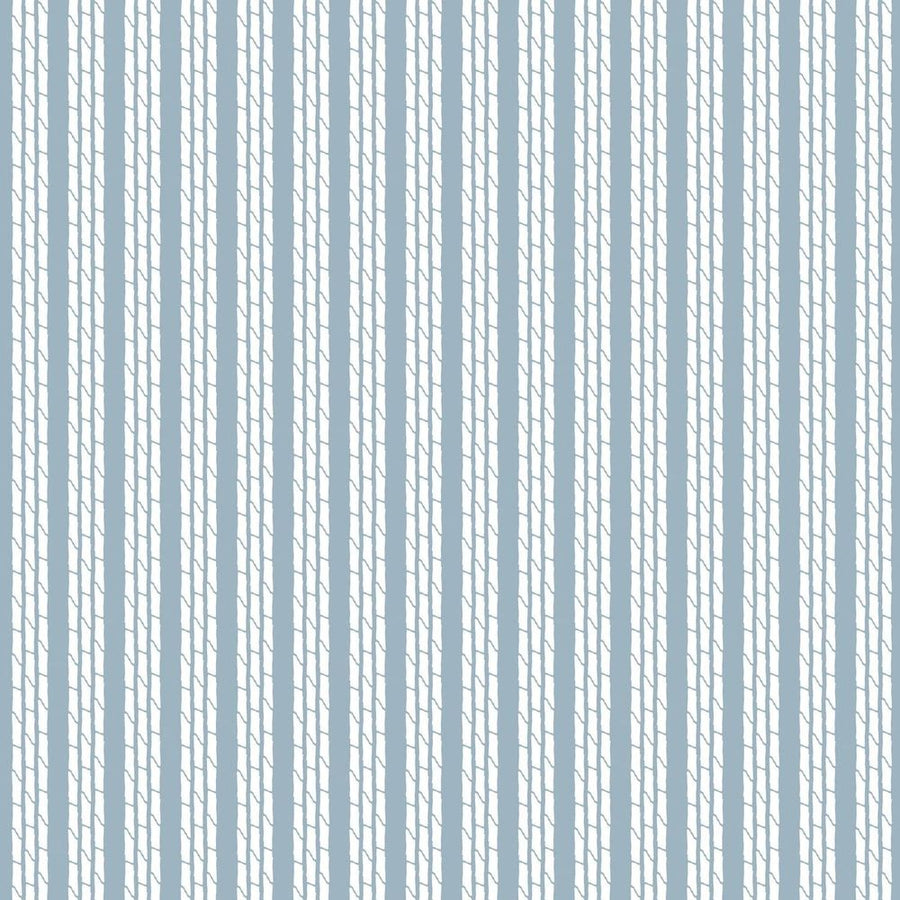 Tennessee Bamboo Stripes Wallpaper-Mitchell Black-MITCHB-WCHH105-BL-PM-10-Wall DecorPatterns Blue Smoke-Premium Matte Paper-1-France and Son