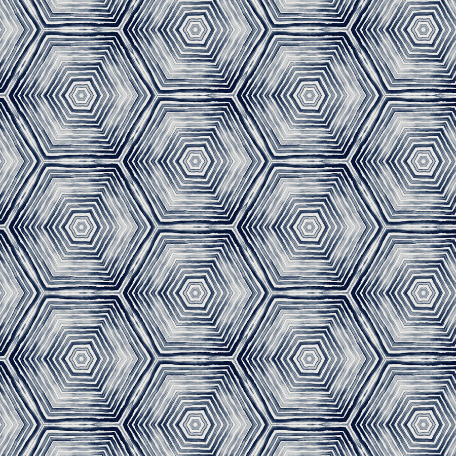 Alternate view of The Hive Wallpaper, featuring matte finish, wallpaper, printed paper, and continuous wall-covering repeat.