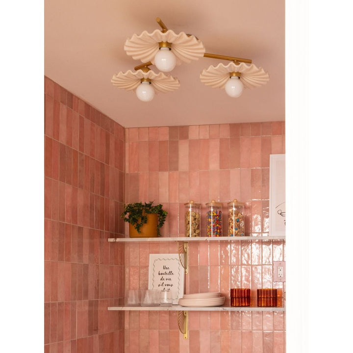 Flush Mounts Tinsley 3 Light Semi Flush