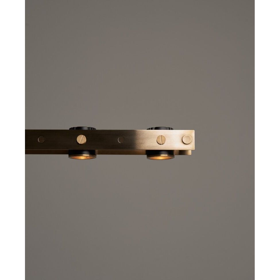 Pendants Tram Linear Suspension - Brass