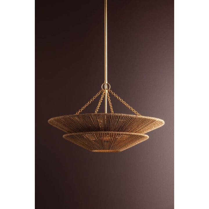 Tropea Pendant - Gold Leaf 6 Lights