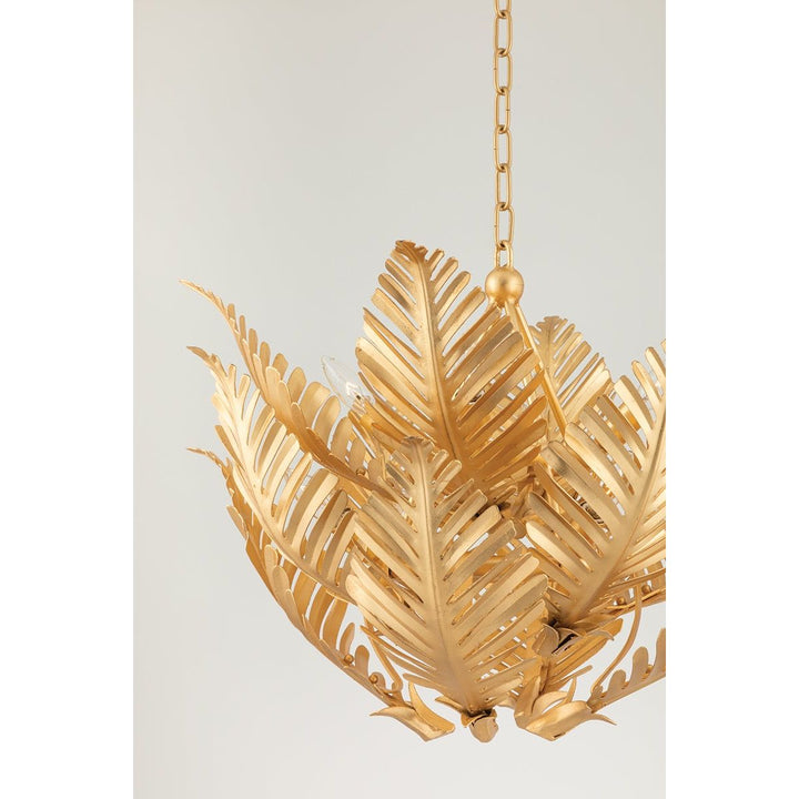 Tropicale Pendant - Gold Leaf 8 Lights