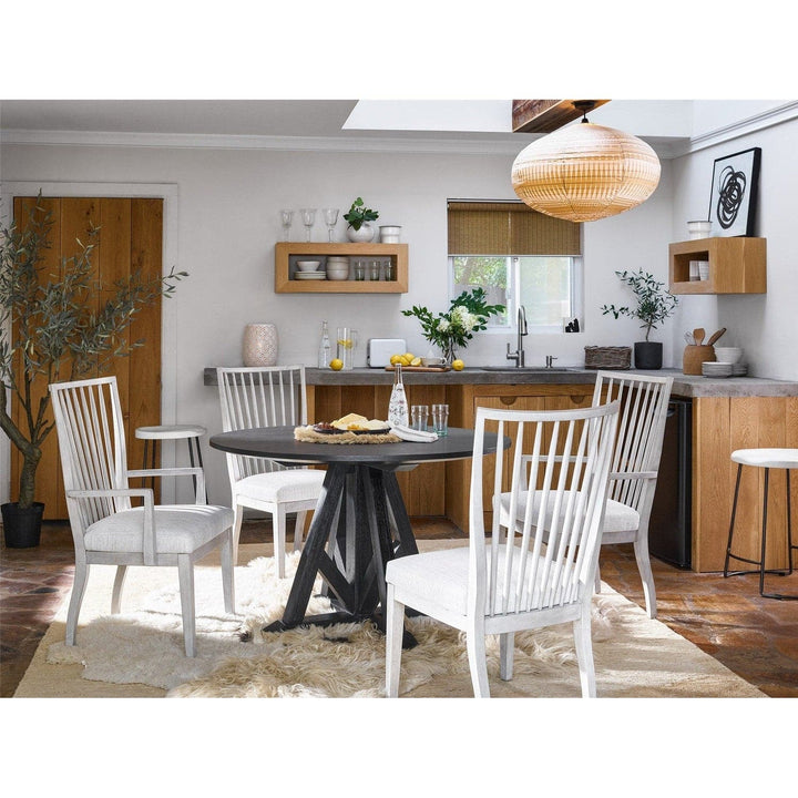 Modern Farmhouse - Bowen Arm Chair-Universal Furniture-UNIV-U011B625-Dining ChairsPicket Fence-4-France and Son