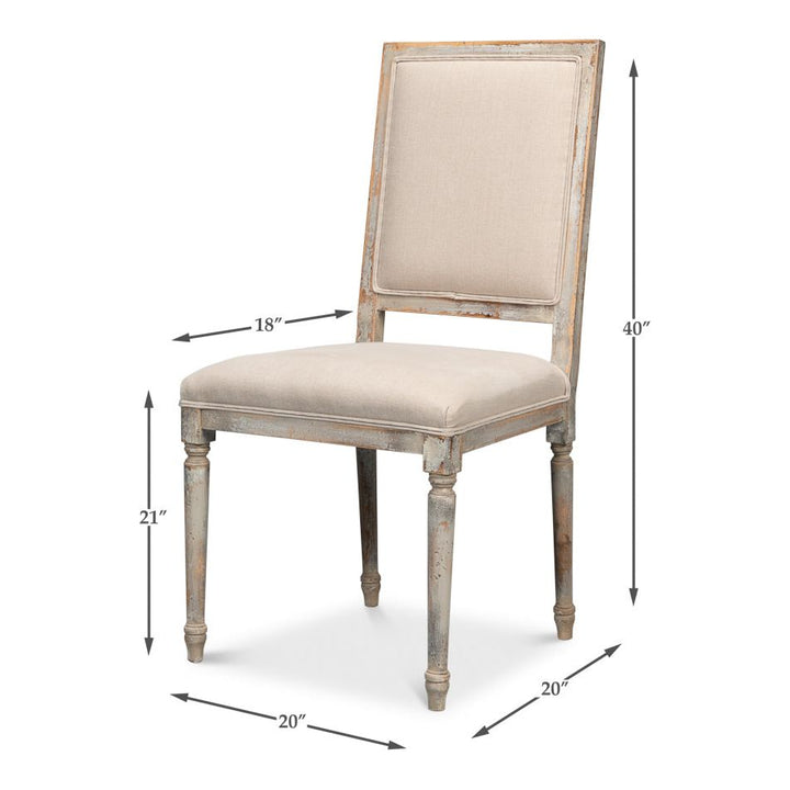 Square Back Side Chair