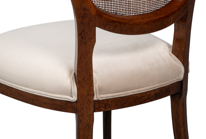 Oval Cane Back Side Chair
