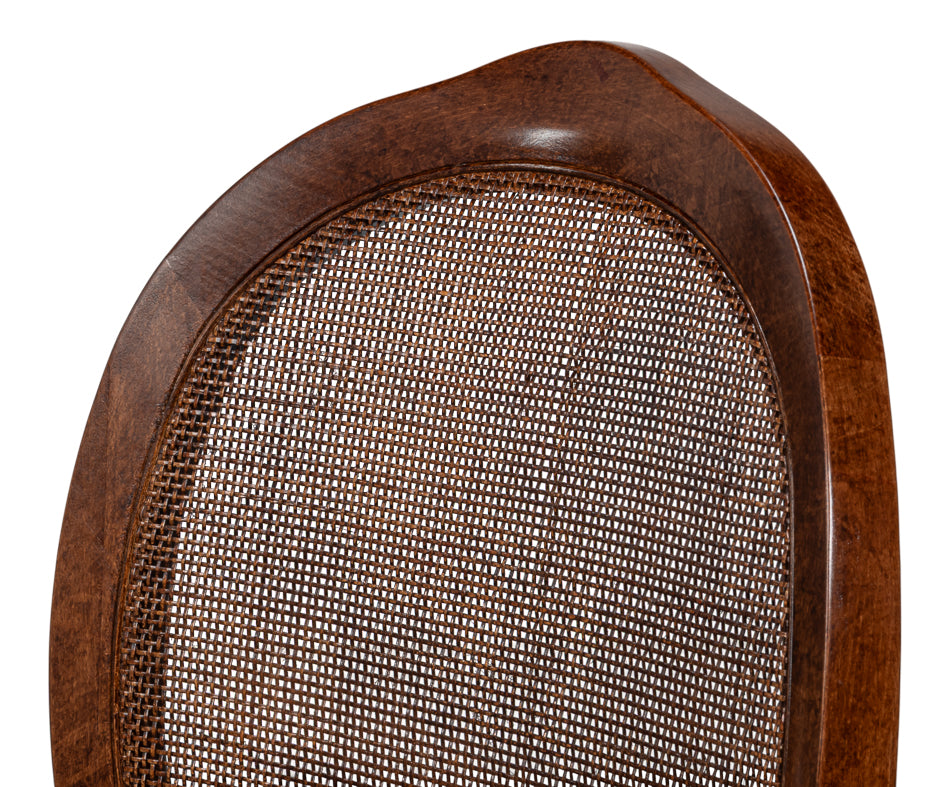 Oval Cane Back Side Chair