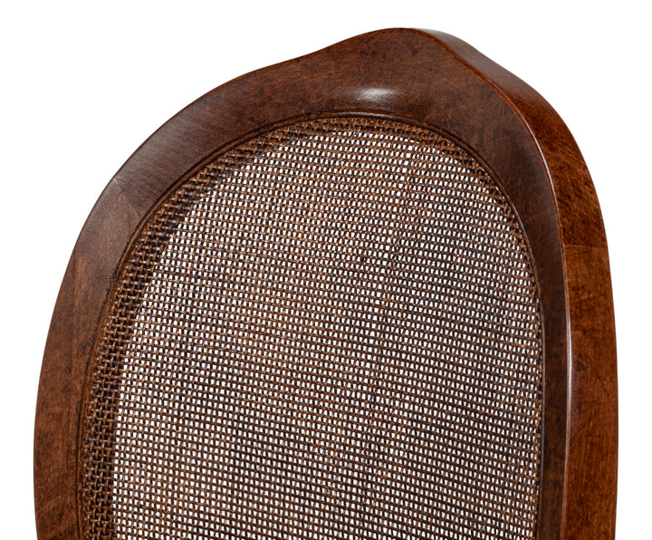 Oval Cane Back Side Chair