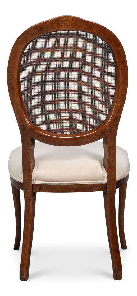 Oval Cane Back Side Chair