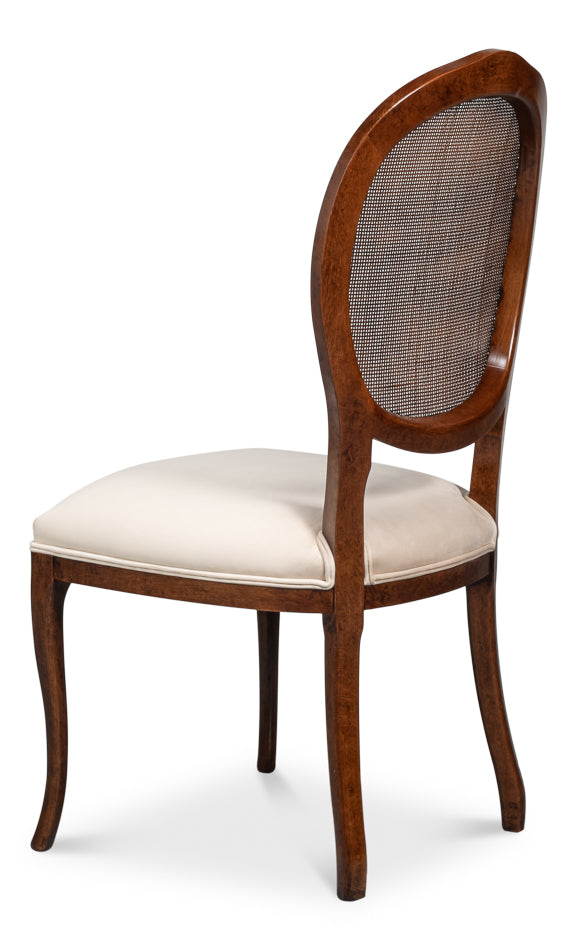 Oval Cane Back Side Chair