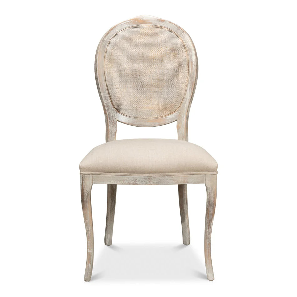Oval Cane Back Side Chair
