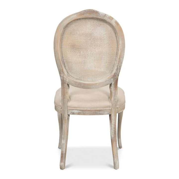 Oval Cane Back Side Chair