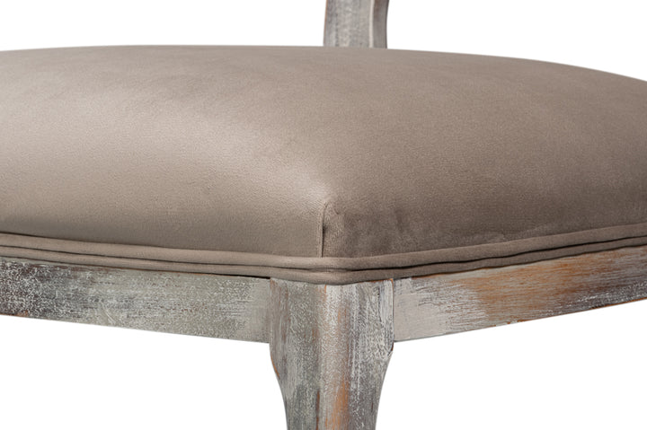 Oval Cane Back Side Chair