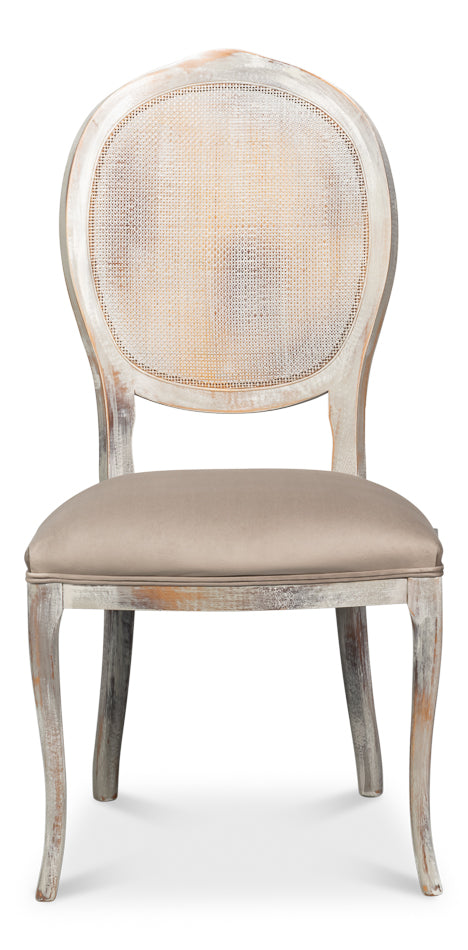 Oval Cane Back Side Chair