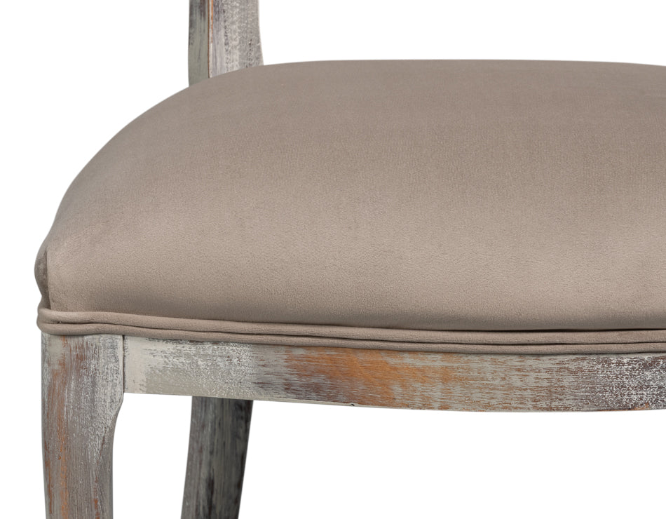 Oval Cane Back Side Chair